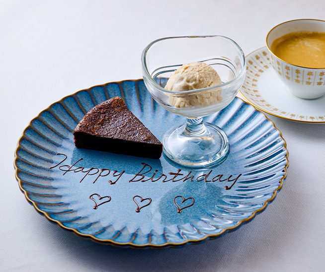 ランチコースデザート